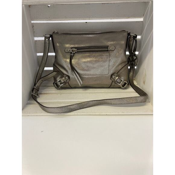 MICHAEL KORS, SMALL LEATHER METALIC SPARKEL CROSSBODY BAG - Picture 2 of 13